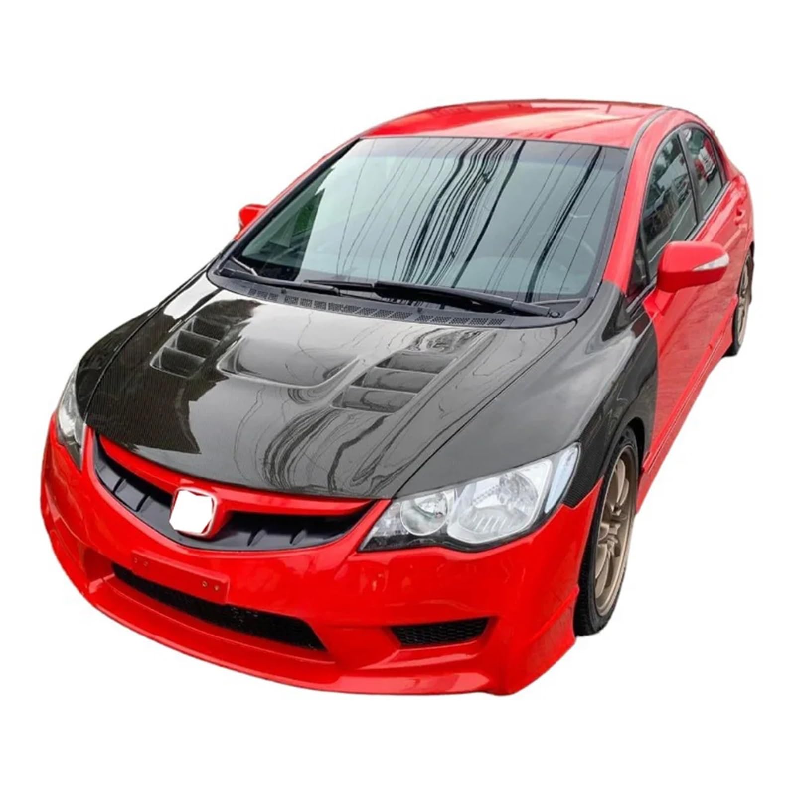 CivicFD2 Gen8品 Amazon.com: FD2 Style Carbon Fiber Fibre Front Engine Bonnet